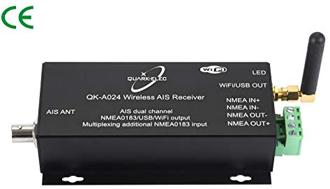 Quark-Elec QK-A024 - Sistema compacto de navegación AIS de doble canal