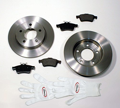 Autoparts-Online Set 60002451 Bremsscheiben/Bremsen + Bremsbeläge für hinten/die Hinterachse