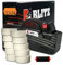 Preisauszeichner Set Blitz C6 inkl. 10 Rollen 26x12 Preisetiketten - leucht-orange permanent + 1 Farbrolle | Preisauszeichnungsgerät | HUTNER