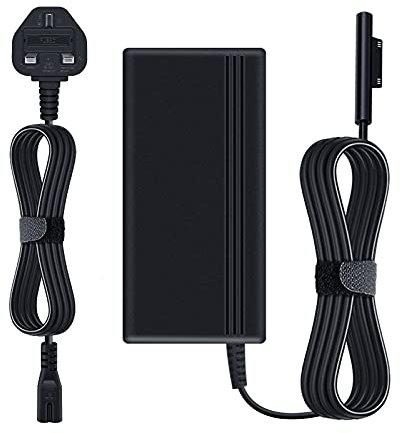 BOLWEO 65W Surface Charger with USB Port Universal AC Adapter for Surface Pro 7/6/5/4/3/X, Surface Laptop 3/2/1, Surface Go/Go 2, Surface Book/Book 3 Compatible with 65W, 44W, 36W, 24W Models