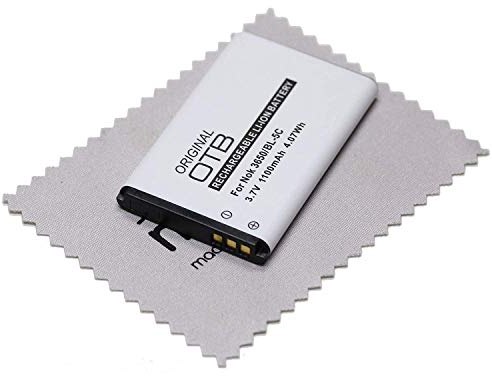 Ersatz Akku passend für Telefon T-Com Telekom T-Sinus A806, Vodafone 702NK, 702NKII, Tiptel 6011 OTB mit mungoo Displayputztuch
