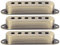 Paquet de 3 accessoires de guitare de couverture de micro de guitare à simple bobine en laiton compatibles avec la guitare électrique ST SQ (48 mm)(Bronze) Accessoires De Performance