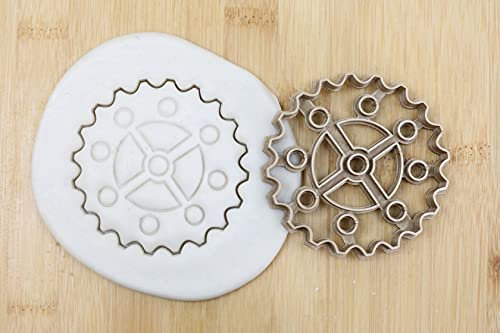 Zahnrad Cookie Cutter Fondant Keksstempel/Ausstechform Keksausstecher Plätzchen ca. 8cm