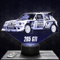Nachttischlampe - Touch-Nachtlicht Auto 205 GTI Rallye 3D-LED-Lampe Illusion, Geschenkidee Weihnachten Geburtstag Junge und Mädchen Nachttischlampe Kinder- oder Erwachsenenzimmer TOP