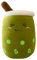 Herbests Bubble Tea Plüschtier, 50CM Boba Kuscheltier Milchtee Teetasse Kissen Gefüllte Plüsch Spielzeug Komfort PlüschKissen Geburtstagsgeschenk für Kinder Erwachsene, Avocado Gesicht, HER00123862