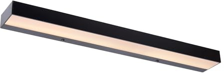 LUCIDE ALEXA - Wandleuchte Badezimmer - LED - 1x8W 3000K - IP44 - Schwarz