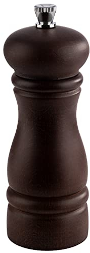 APS 40571 - Molinillo de pimienta de madera de haya, mecanismo de cerámica, diámetro de 5,5 cm, altura de 15,5 cm