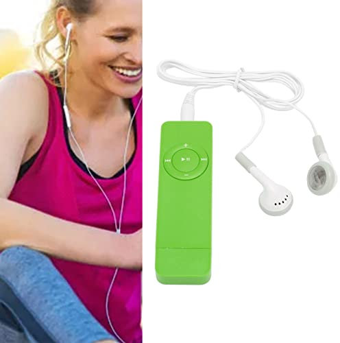 Lecteur MP3 Portable 64 Go avec Écouteurs, Son HD, Nouveau 2023 U Disk 2 en 1, pour Ordinateur Portable (Vert)