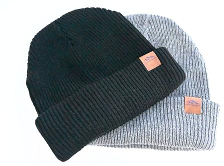 Higher Mountains Strahlenschutz EMF Mütze Beanie schwarz 5G 4G Slouchie Cap, Schwarz, Einheitsgre