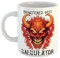 Just The Shirt Brimstones Best Calculator Mug Hellish Demon Gift for Professionals, 11 oz Ceramic Mug