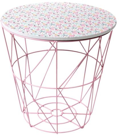 Table d'Appoint rangement Filaire Sérigraphie Liberty