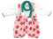 Binblin Puppenzubehör,Puppenkleidung 43 cm,Puppenkleidung,Puppen Kleider Kleidung Outfits für Baby Puppen Geeignet als Geburtstags und Partygeschenke für Kinder