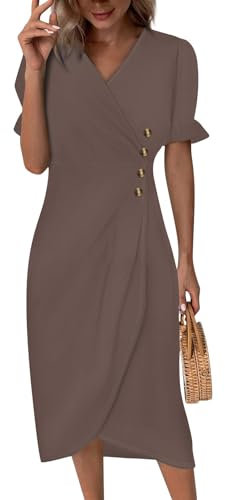 Robe Bohème Chic Mariage Chemise Femme Chemisier Longue Grande Taille Été Cocktail Café S