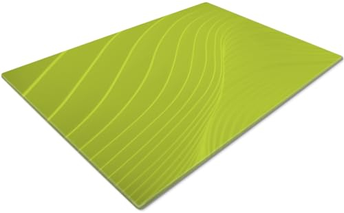 Whats On Your Wall.com Chopping Board | Glass Worktop Savers | Heat Resistant | Catering Chopping Boards | Over The Sink Chopping Board | Large | Lime