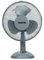 GEEPAS 12 Table Fan | Electric Portable Worktop Desk Fan with 3 Speeds 3 Blades, Adjustable Tilt Wide Angled Oscillation | Powerful Cooling Airflow for Home Office | 1 Year Warranty, Grey 35W