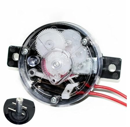 1PC 2-Wire Spin Dryer Tube Timer 5-Minute Timer 220V DXT5 Mechanical Timing Switch Knob Washing Machine Accessories (Color : 5min Timer)