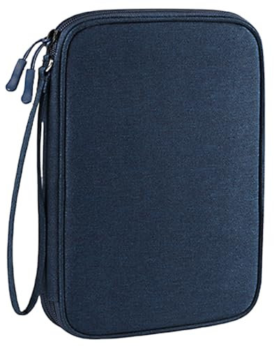 FAVORTALK Travel Electronics Organiser Waterproof Multifunctional Digital Bag Portable Tech Bag Universal Travel Gadget Bag for Adapters Memory Cards Charger Power Bank,B40505