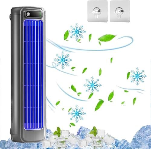 Serum Cooling Ace, Shirem Cooling Ace, Libiyi Yodaer ChillTop Cooling Ace 3 velocidades, carga USB, aire acondicionado portátil, ventilador sin aspas para dormitorio, oficina y cocina