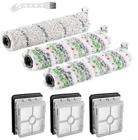 YUETTYY Lot de 7 Brosses de Rechange pour Aspirateur Bissell CrossWave X7 Pet Pro 3011 3055 3277 3279 3276A, Brosse à Rouleau 2787, Filtres 2788 Pet