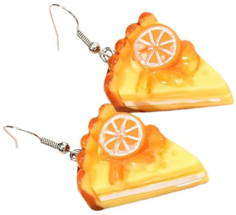TOGEVAL 1 Paar Kuchen Ohrringe Ohrschmuck Zucht Cupcake-Ohrstecker Ohrstecker für Damen Ohrringe für Damen baumeln Ohrhänger Mädchen Ohrringe Essen Ohrringe Ohr baumeln süße Ohrringe Harz