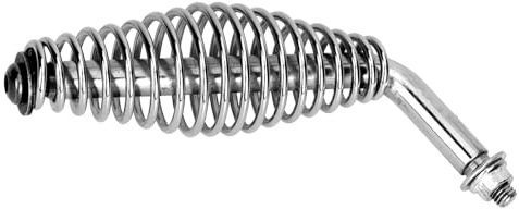 PETKAO 12,7 cm Federgriff mit 1,27 cm Stahlstange für Grill-Räucherteile, Holzöfen, Anhänger, Gruben, Schränke, Öfen und benutzerdefinierte Metallprojekte, Edelstahl-Grillgriff für Holzofengriffe