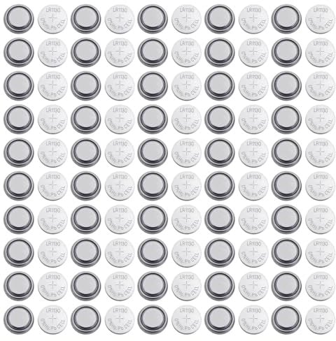50/100x AG10 Button Cell Batteries LR1130 Button Cell Battery 1.55V 1130 Battery Button Cell SR1130 LR54 Batteries