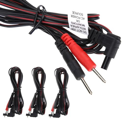 NOLITOY Elektrode Anschlusskabel Für Therapiegeräte Mit 2mm Pin Connector Hochwertige Verbindungskabel Für Und EMS Anwendungen