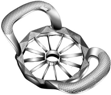 High Performance Apfelschneider - Upgrade mit 12 Klingen - Edelstahl Apfelschneider, scharfer Apfelteiler, Apfelspalter & Trennmesser - Für Äpfel, Birnen & Gemüse