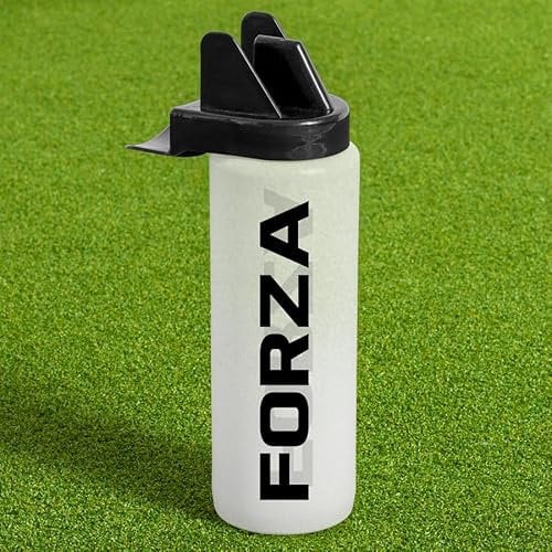 FORZA 1L Team Hygiene Water Bottles | BPA Free Sports Water Bottles with Contactless Nozzle - Ideal for Sports Teams (Semi-Translucent, Pack of 20)