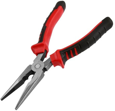 Pinze A Becchi Lunghi 200 Mm, Semicircolari Con Tagliente, Pinze Per Bigiotteria Che Possono Tagliare Filo Di Acciaio/Di Ferro/Di Rame/Elettrico, Professionisti E Riparatori