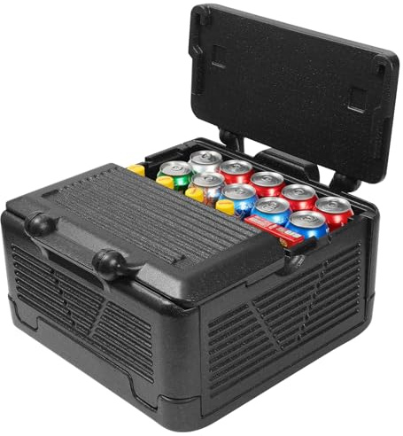 EPP-Thermobox, Warmhaltebox Thermobox für Essen, 26L, Faltbar | Klappbar Multifunktional Kühlbox Groß, Isolierklappbox, Isolierbox für Camping und Picknick, 43 * 43 * 25cm