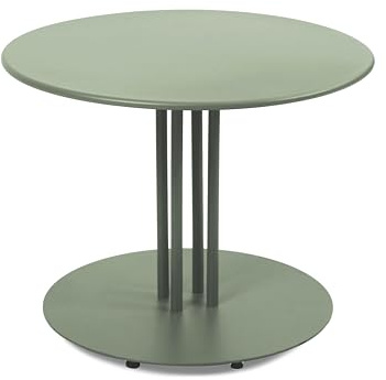 Oviala Table Basse de Jardin Vert Sauge 50 cm