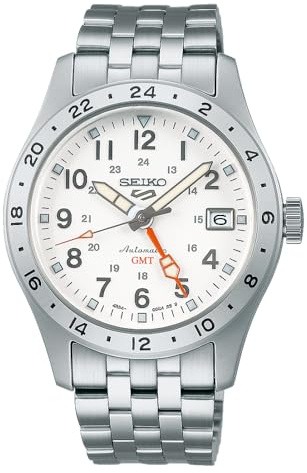 Seiko 5 Sports Field GMT Esfera Blanca