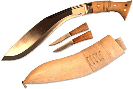 Everest collection Echtes Gurkha Kukri Messer - 30cm Klinge Weltkrieg Historisches Kukri - Handgefertigt in Nepal