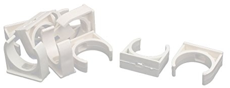 sourcing map 10 Stücke PVC Wasserrohrklemmen Clips 1/ 32mm TV Trays Rohrschelle Schlauchklemme Unterstützung Pex Schlauch