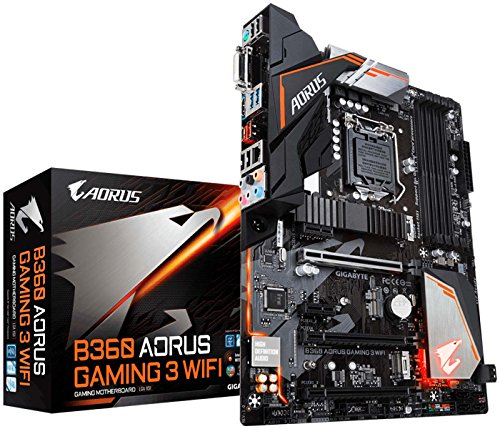 Gigabyte B360 AORUS GAMING 3 WIFI Scheda Madre, Nero