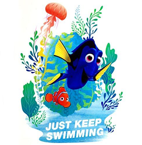 alles-meine.de GmbH großes - XL - Fensterbild - Findet Nemo - Fisch Dory - 37 cm - statisch haftend - selbstklebend + wiederverwendbar/Sticker Fenstersticker Aufkleber - Fe..