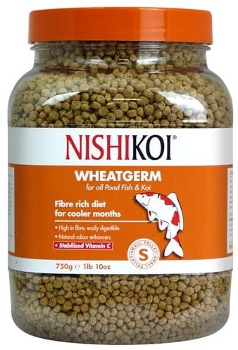 Nishikoi Wheatgerm Complete Food for Koi and Pond Fish - Small Pellets - 750g