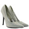 Women Stiletto High Heel Pointed Pumps Ladies Party Clubbing Work Court Shoes Size 3-12 (10 UK, Silver Giltter)
