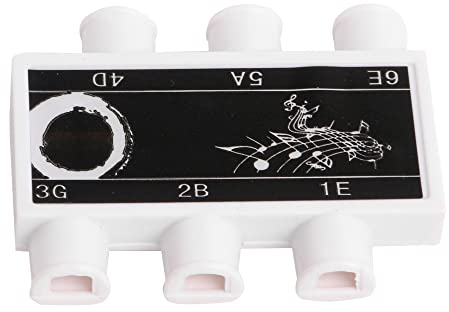 E-A-D-G-B-E Gitarren-Saitenstuner, Kunststoff, 6 Töne