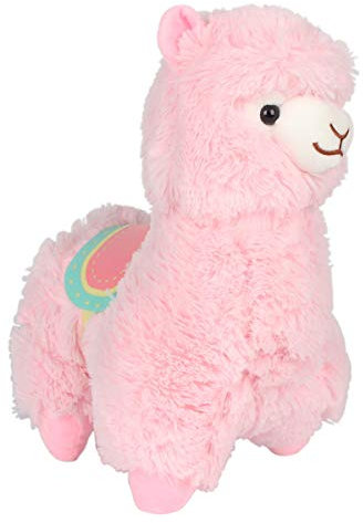 Boosns Nuovo peluche alpaca sorridente Peluche di peluche (Rosa)