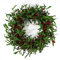 Leaf Design UK Künstliche Weihnachtskränze und Girlanden, Mistelzweig, rote Beeren, 60 cm