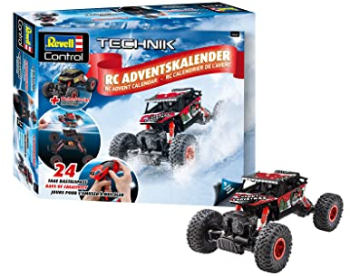Revell Adventskalender RC Crawler I Ferngesteuerten Truck zusammenbauen in 24 Tagen I Adventskalender für Jungen, Mädchen & Erwachsene I Geschenk zu Weihnachten I Ab 10 Jahren