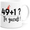 Luigi Collection Mug Anniversaire 50 ans Message drôle Idée Cadeau pour Ami Homme Femme Collègue Copain Copine. Souriez dès le Réveil.