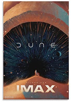 NANXIANG Dune Poster Science Fiction Filmposter Poster Druck Kunst Wandbild Leinwand Poster Moderne Schlafzimmer Dekor 20 x 30 cm