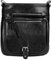 WOJAS - Damen Handtasche I aus Hochwertigem Glattleder I Hauptfach und Zusatzfächer mit Reißverschlüsse I Einsatz mit Prägelogo Hinten I Ansprechenden Design I 80037-51 - Schwarz