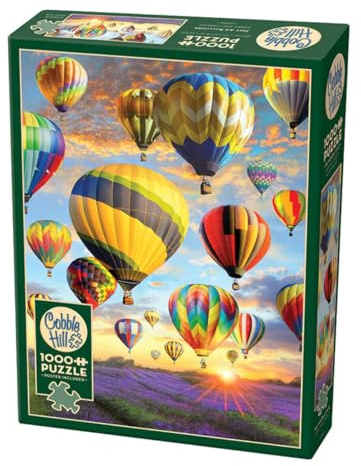 Cobble Hill 1000 Teile Puzzle – Heißluftballons – Musterposter im Lieferumfang enthalten