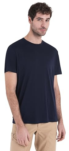 ICEBREAKER Men Merino 150 Tech Lite III SS Tee Gritstone HTHR-013