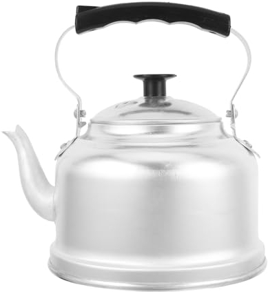 Cabilock Tetera De Aluminio Silbato Hervidor De Agua 1.7l Diseño Antiguo Para Cocina