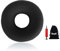 RayE Großes Sitzkissen Orthopädische,45cm Hämorrhoiden Sitzkissen Aufblasbar,Aufblasbares Sitzkissen Orthopädisch,Donut sitzkissen Orthopädisch,Aufblasbares Kissen Weich Sitzring mit Pumpe - Schwarz